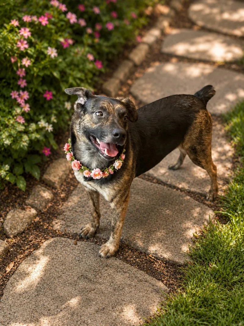 A young medium-sized female Australian Cattle Dog / Blue Heeler dog named Myra for adoption in Phoenix, AZ