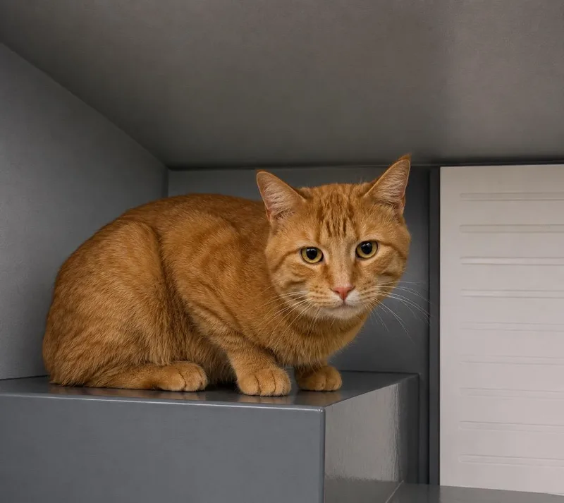 An adult medium-sized male Domestic Short Hair cat named Poehler Fields for adoption in Fort Lupton, CO