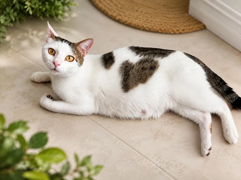 An adult medium-sized female Domestic Short Hair cat named Sweet Pea for adoption in Parker, TX