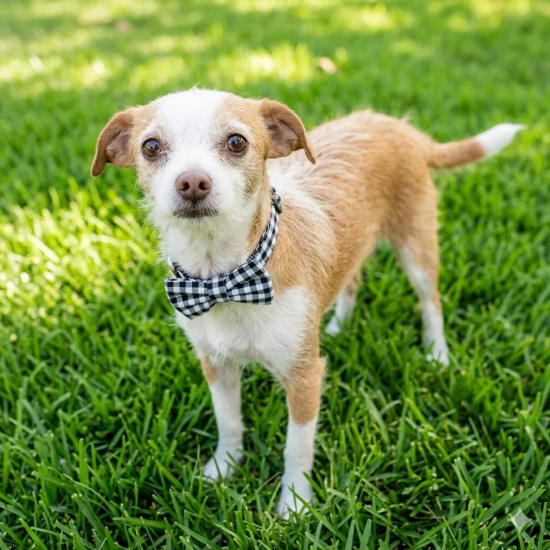 An adult small-sized male Yellow / Tan / Blond / Fawn Jack Russell Terrier dog named Nutter Butter for adoption in Las Vegas, NV