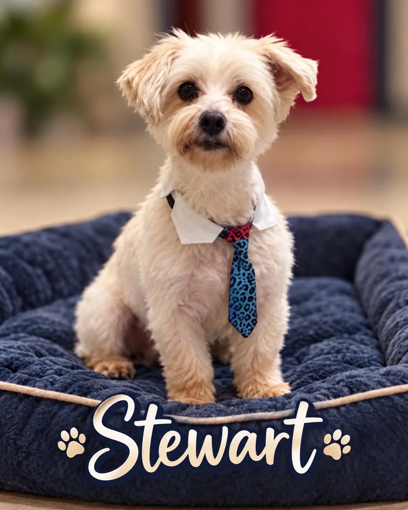 An adult small-sized male Maltese dog named Stewart for adoption in Momence, IL