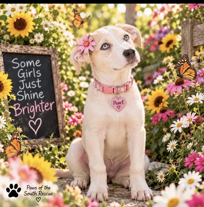 A baby small-sized female Labrador Retriever dog named Pearl for adoption in CUMMING, GA