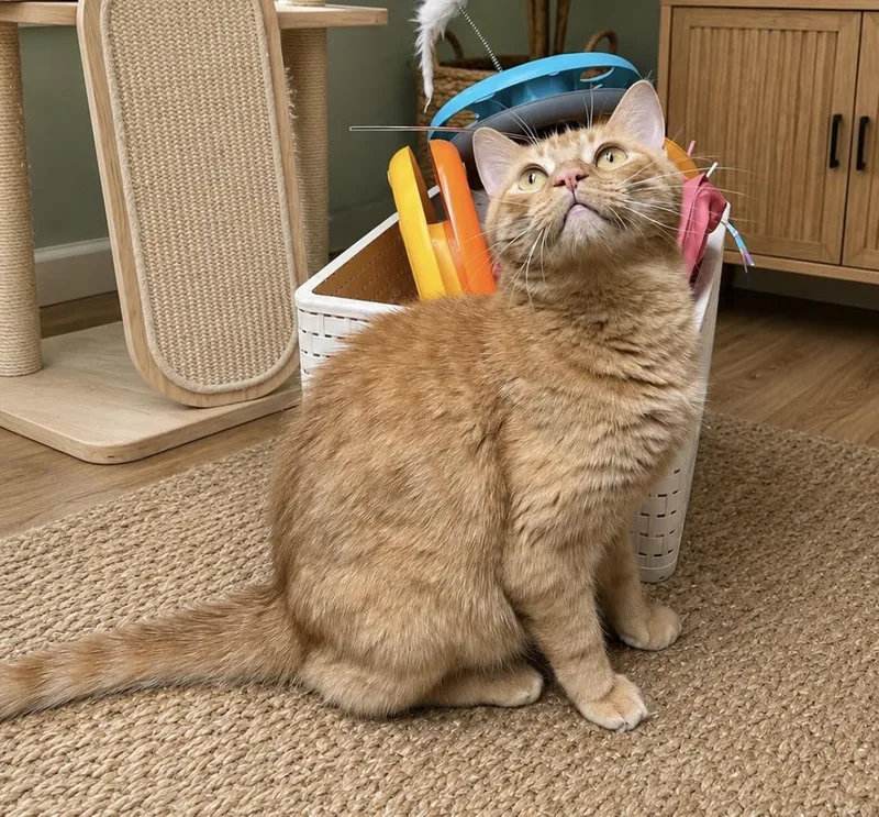 An adult medium-sized male Tabby (Orange / Red) Domestic Short Hair cat named Leonardo for adoption in Long Beach, NY