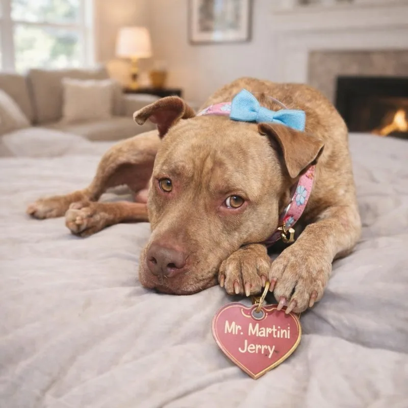 An adult large-sized male Brindle American Staffordshire Terrier dog named Jerry for adoption in Houston, TX