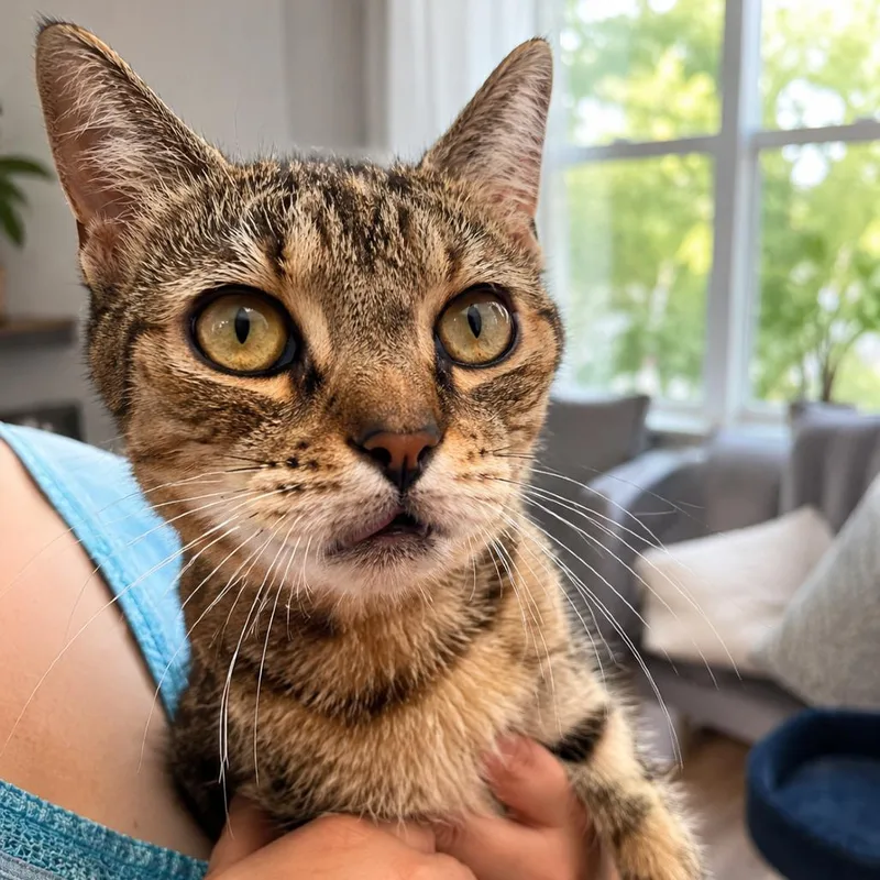 An adult small-sized female Brown / Chocolate Domestic Short Hair cat named Rita for adoption in Hopkinton, MA