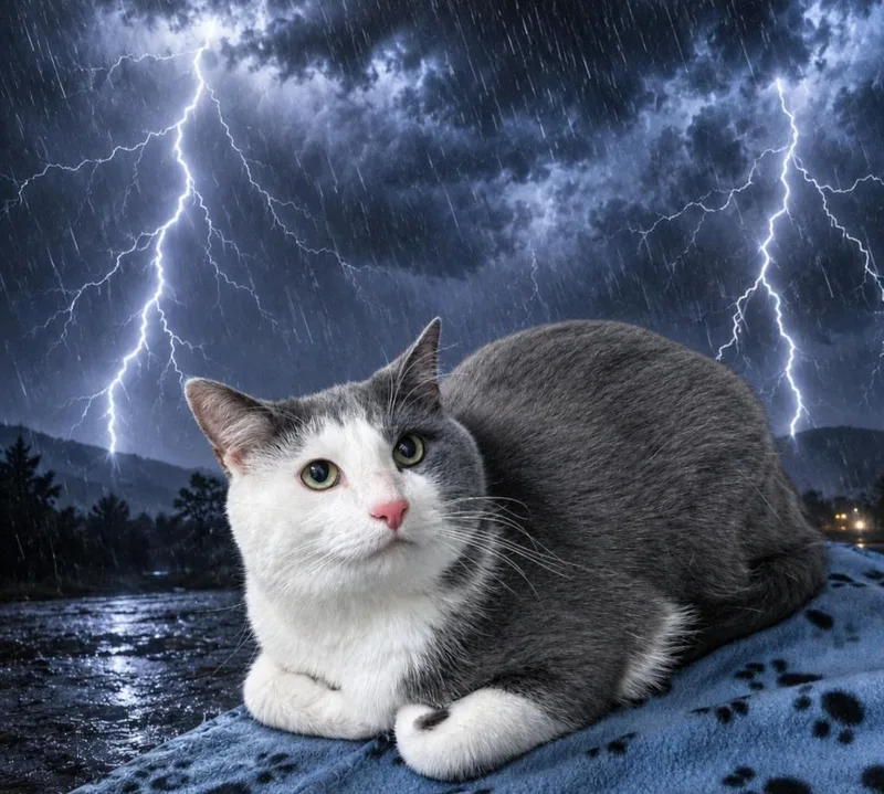 A young extra large-sized male Domestic Short Hair cat named Stormy for adoption in Washington Court House, OH