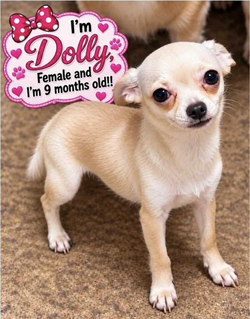 A baby small-sized female Pomeranian dog named Dolly for adoption in Cedarburg, WI
