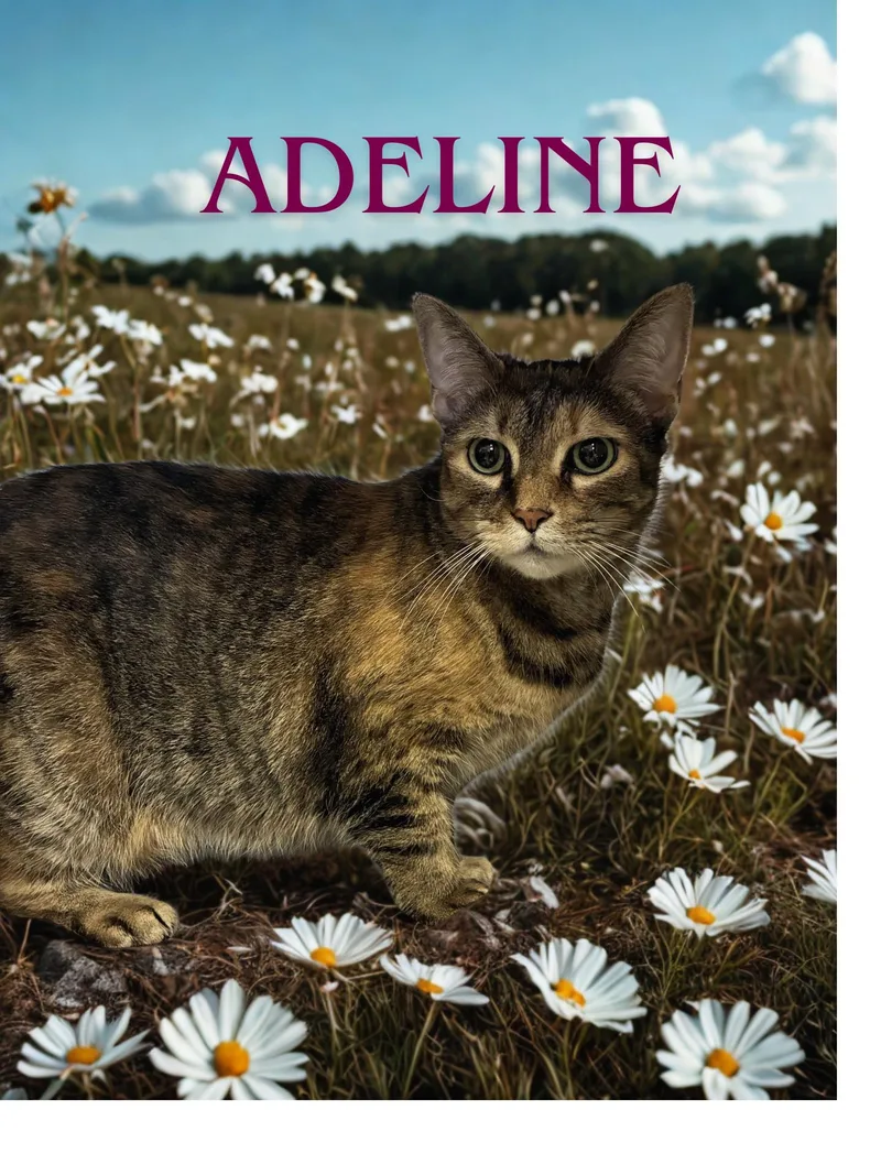 An adult medium-sized female Domestic Short Hair cat named Adeline for adoption in Orleans, VT