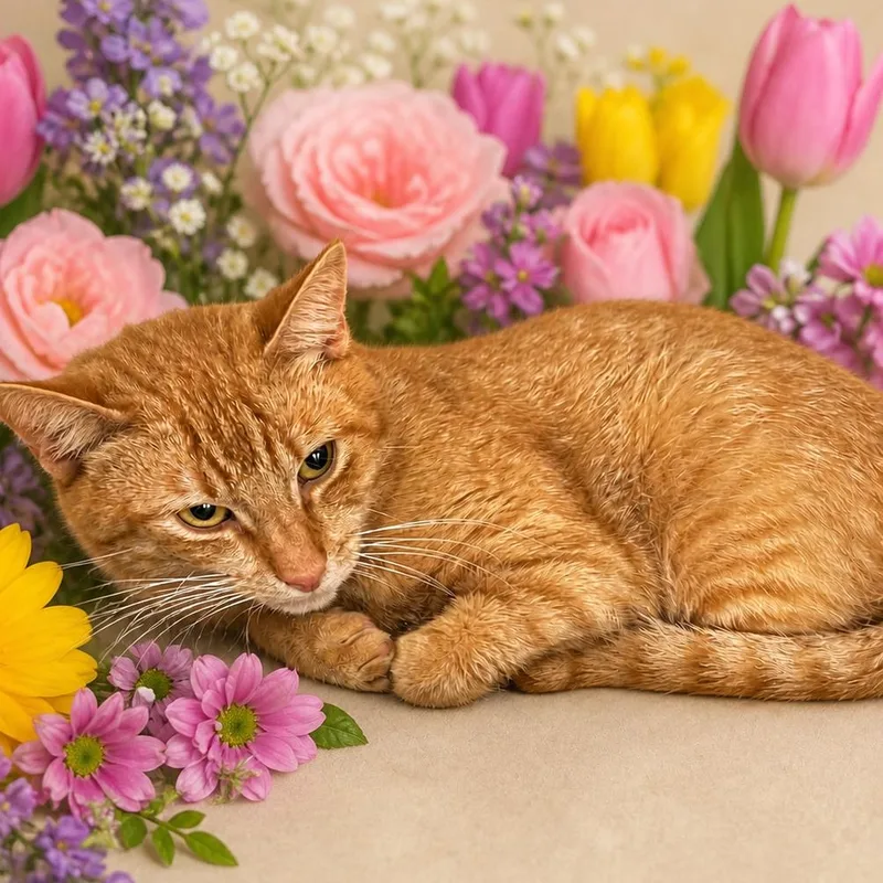 An adult medium-sized male Tabby (Orange / Red) Domestic Short Hair cat named Henry for adoption in Gilroy, CA