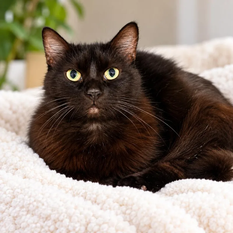 A senior small-sized female Domestic Long Hair cat named Valerie for adoption in Hopkinton, MA