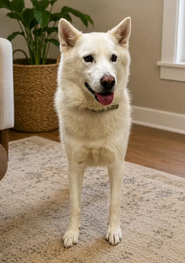 An adult large-sized female Siberian Husky dog named Kona for adoption in Napa, CA
