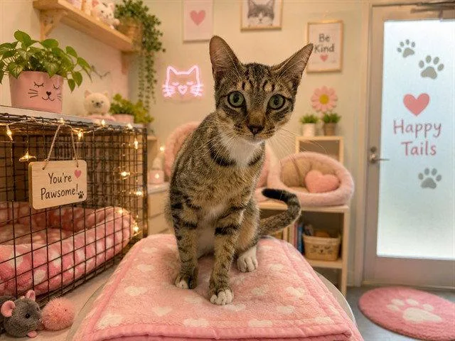 An adult medium-sized male Brown / Chocolate Domestic Short Hair cat named Alvin for adoption in Tavares, FL