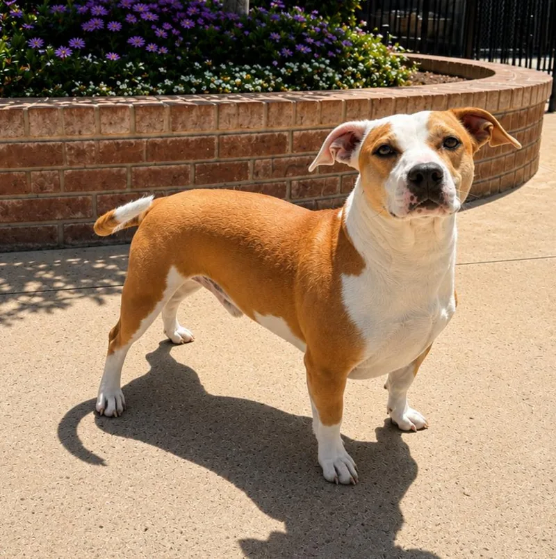An adult medium-sized male Yellow / Tan / Blond / Fawn Pit Bull Terrier dog named Bruno for adoption in Lathrop, CA