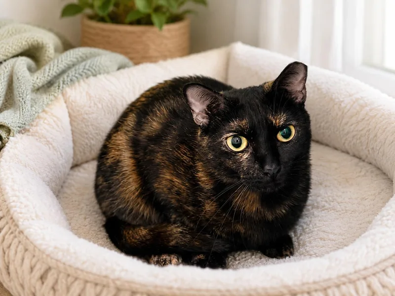 A young medium-sized female Domestic Short Hair cat named Bette for adoption in Alpharetta, GA