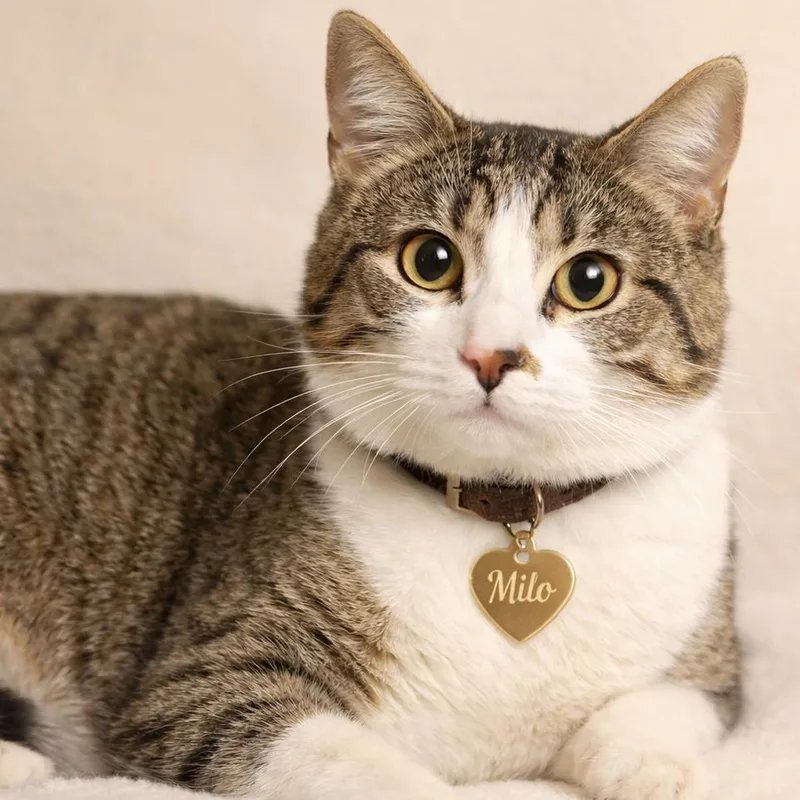 A young large-sized male Brown / Chocolate Domestic Short Hair cat named Milo for adoption in Hannibal, MO