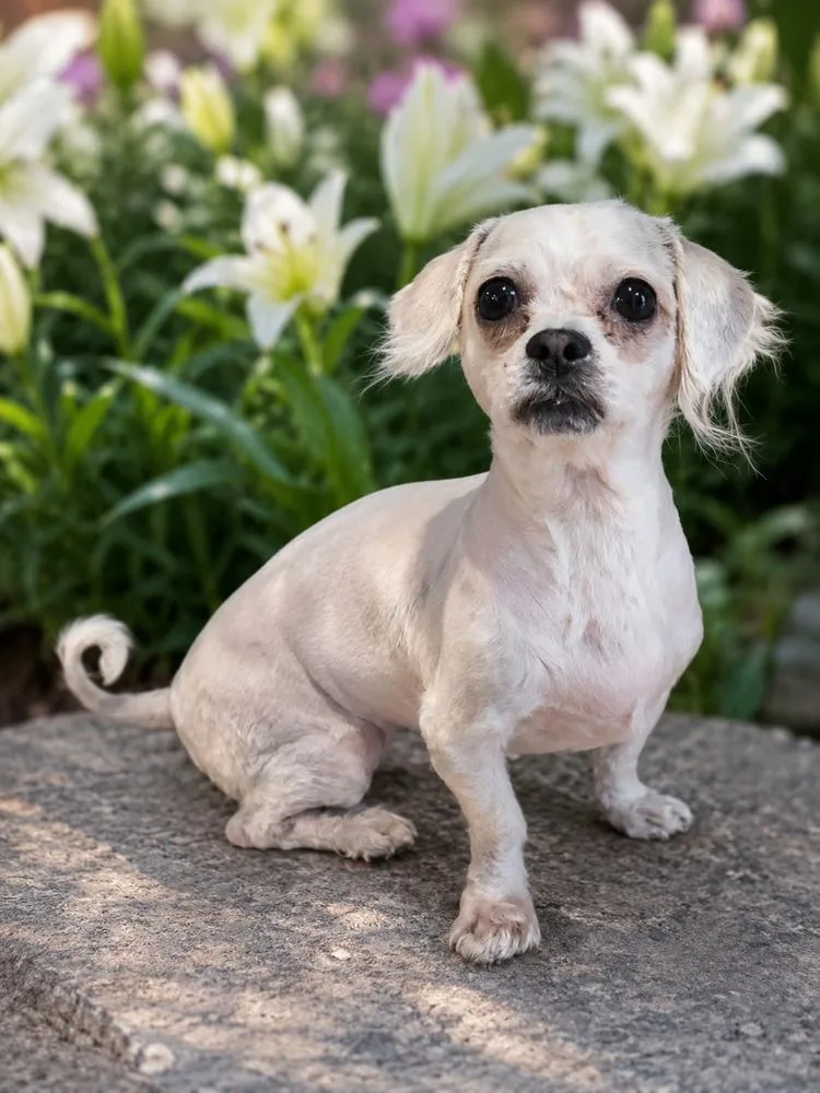 An adult small-sized female White / Cream Bichon Frise dog named Mona for adoption in Oakland, MI