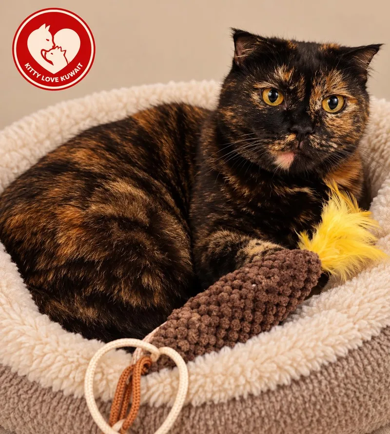 An adult medium-sized female Scottish Fold cat named Delilah for adoption in Snow Hill, MD