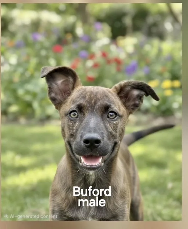 A baby medium-sized male German Shepherd Dog dog named Buford for adoption in Manchester, CT