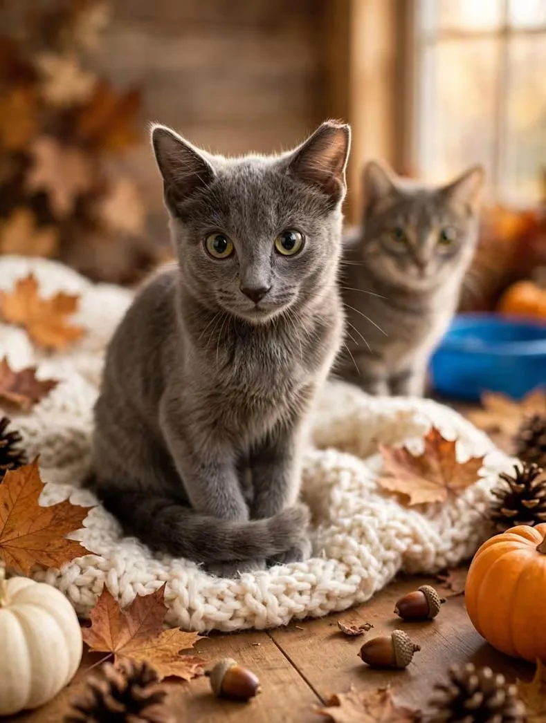 A baby medium-sized female Gray / Blue / Silver Domestic Short Hair cat named Ingrid for adoption in Greensboro, NC