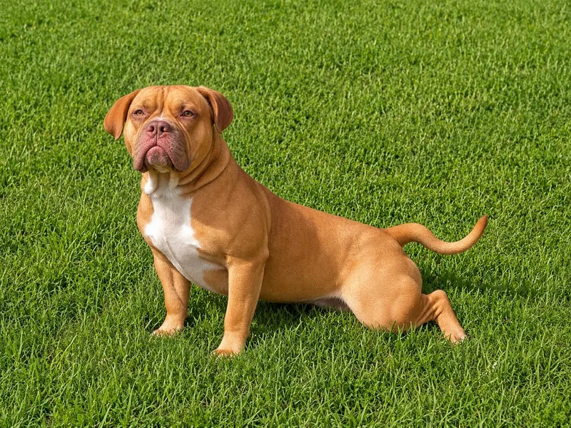 An adult large-sized male Golden American Bulldog dog named Beau for adoption in Orangeburg, SC