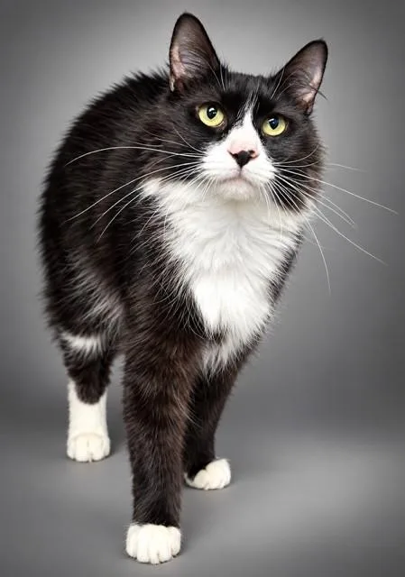 A young medium-sized female Domestic Medium Hair cat named Mom for adoption in Castaic, CA