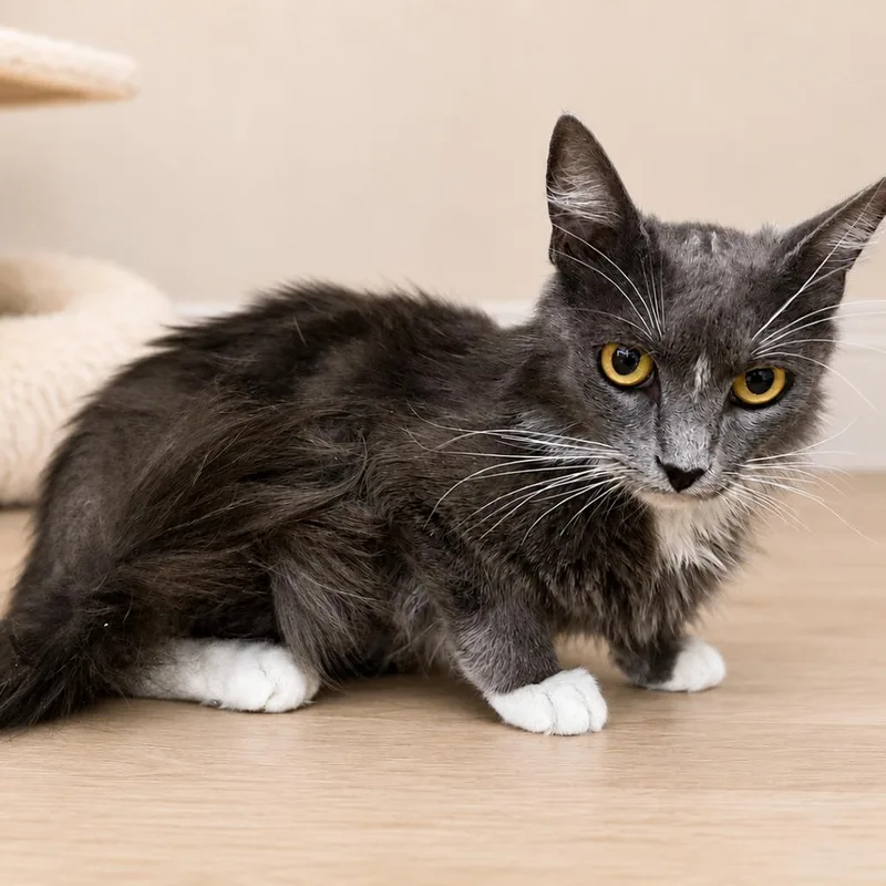 An adult small-sized female Domestic Medium Hair cat named Celina for adoption in Tustin, CA