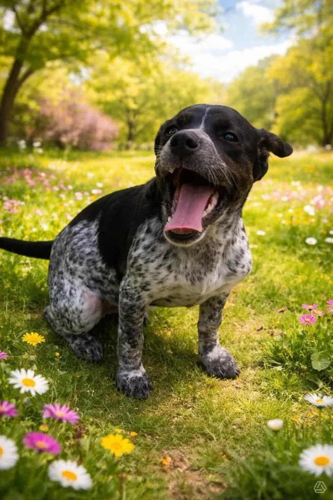 A baby small-sized female Pointer dog named Brucella Belle for adoption in El Dorado, AR