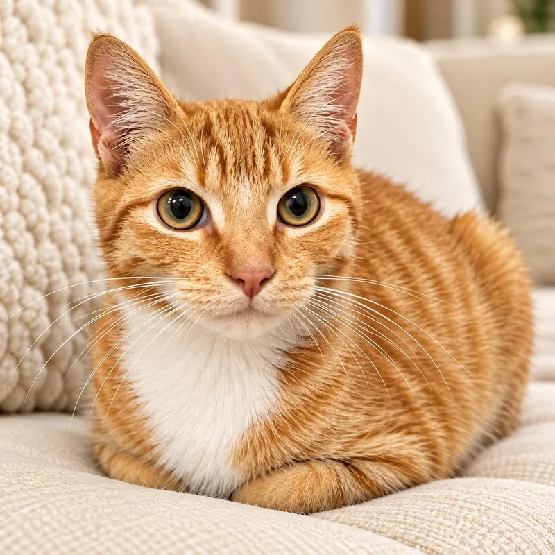 A baby medium-sized male Orange & White Tabby cat named Roddy for adoption in Churchville, PA