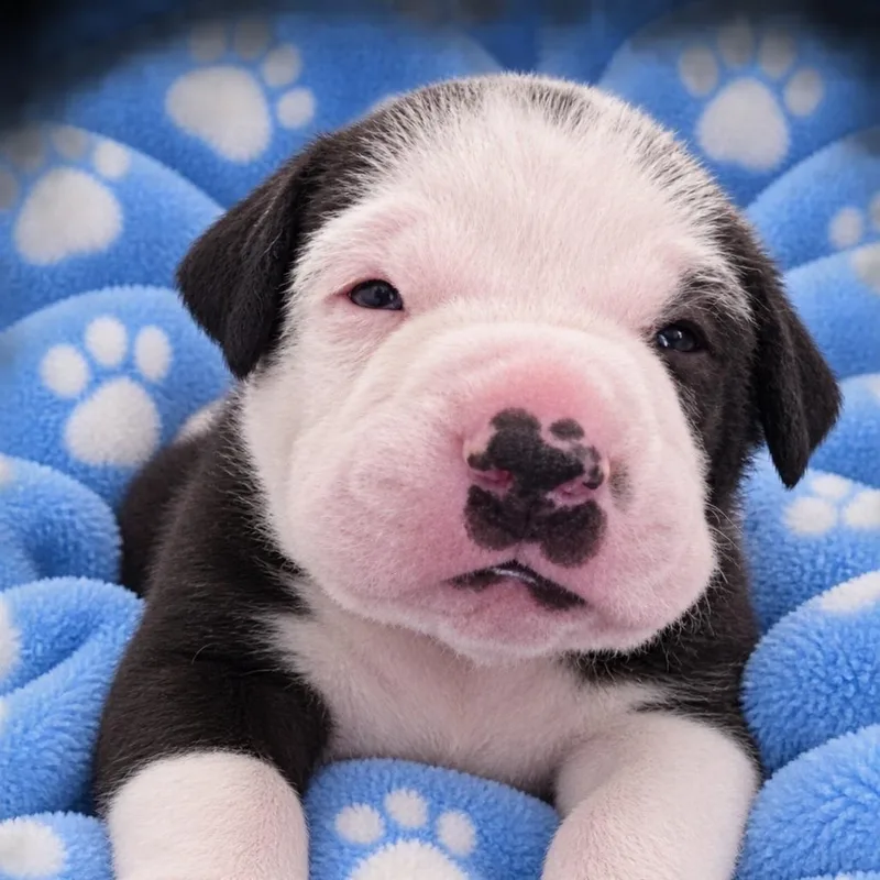 A baby medium-sized male Pit Bull Terrier dog named Diggle for adoption in Klamath Falls, OR