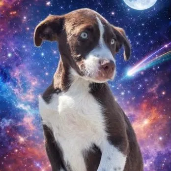 A baby medium-sized male Brown / Chocolate Mixed Breed dog named Cash for adoption in Fernandina Beach, FL