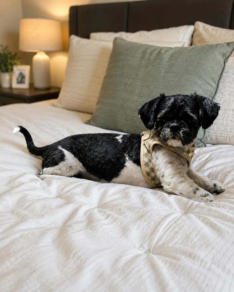 An adult small-sized male Black Shih Tzu dog named Oreo for adoption in Grand Prairie, TX