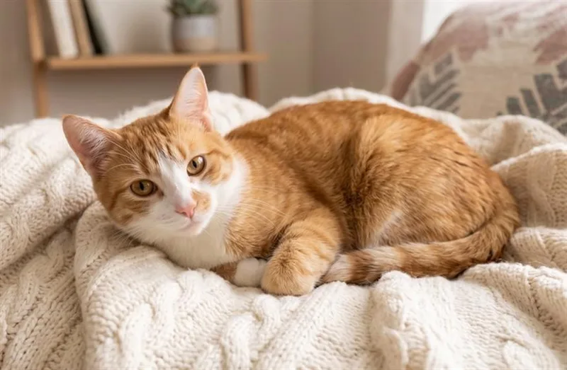 A young large-sized female Domestic Short Hair cat named Cheeto for adoption in San Pedro, CA