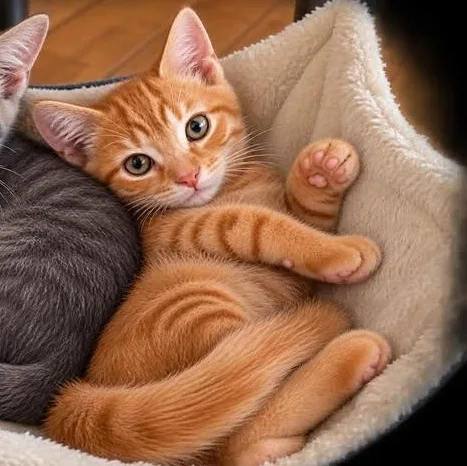 A baby medium-sized male Domestic Short Hair cat named Data for adoption in Springfield, MO