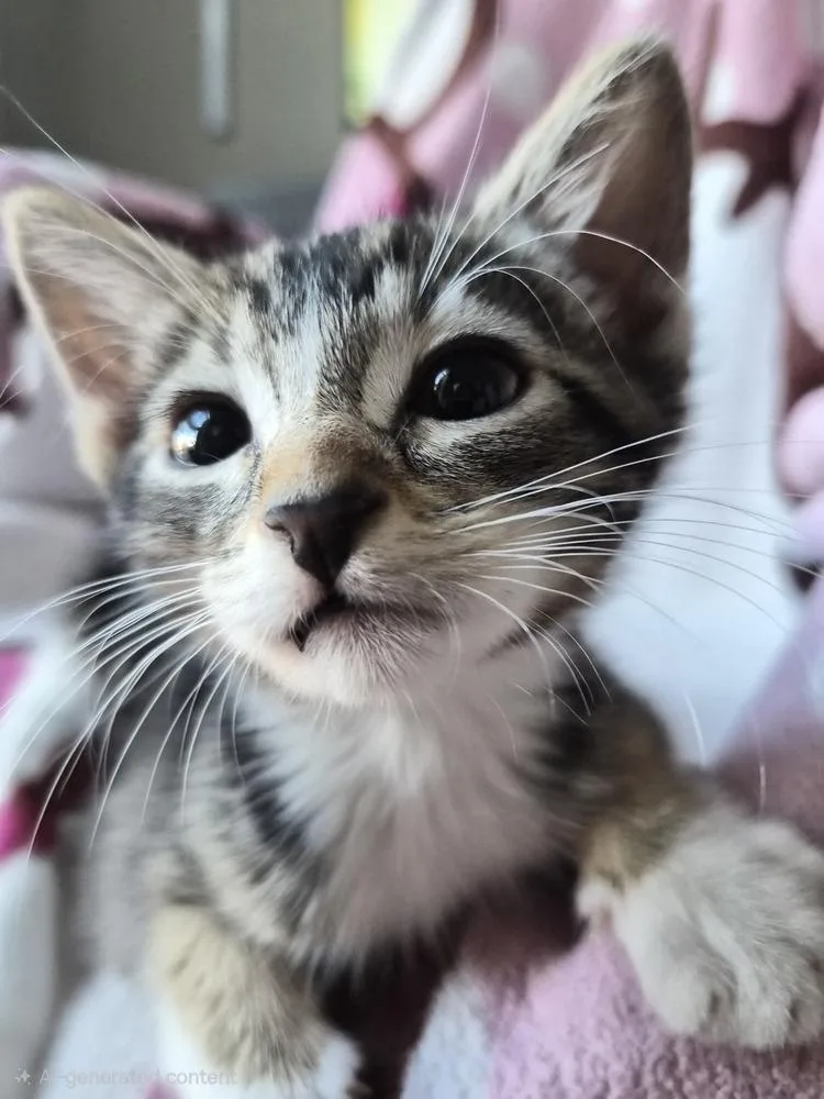 A baby small-sized male Brown / Chocolate Domestic Short Hair cat named Speedo for adoption in Fremont, CA