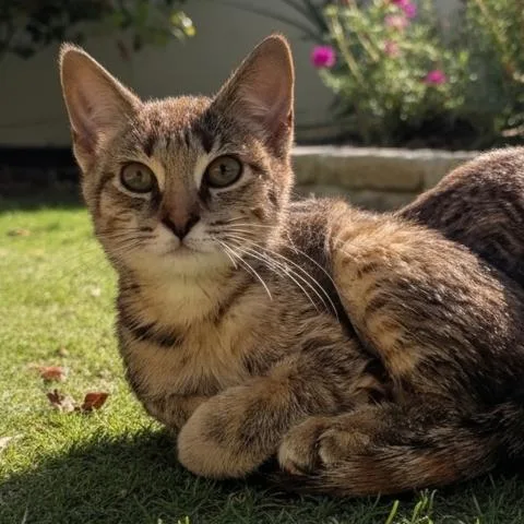 A baby small-sized female Domestic Short Hair cat named Ivy Rogue for adoption in Clinton Township, MI