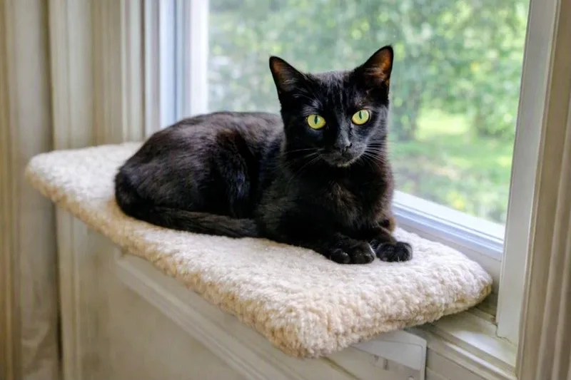 A baby small-sized female Abyssinian cat named Thelma OS C Nelson for adoption in Saunderstown, RI