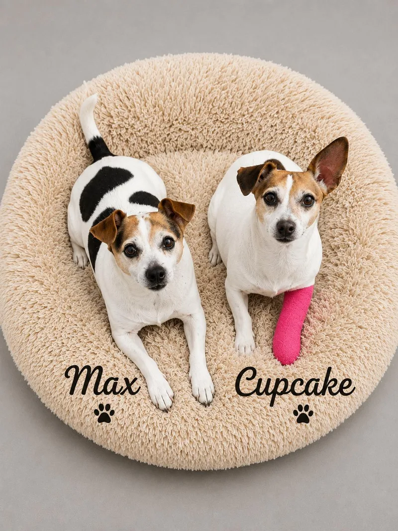 An adult small-sized female Tricolor (Brown, Black, & White) Chihuahua dog named Max & Cupcake for adoption in Momence, IL