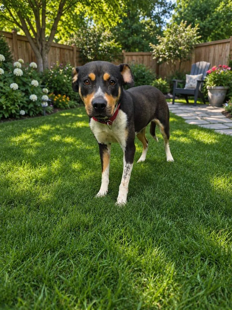 A young medium-sized female Mixed Breed dog named Trixie for adoption in Center, TX