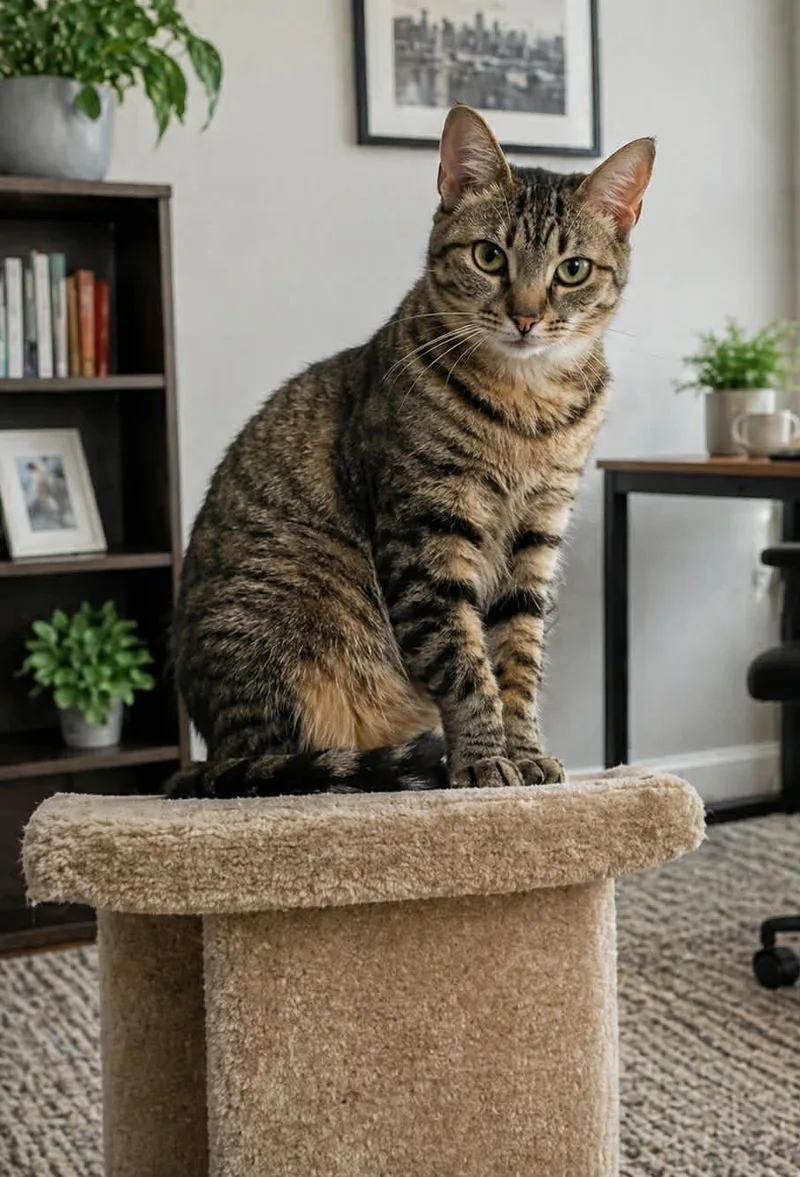 An adult small-sized male Tabby cat named Tigereye for adoption in Fairmont, WV