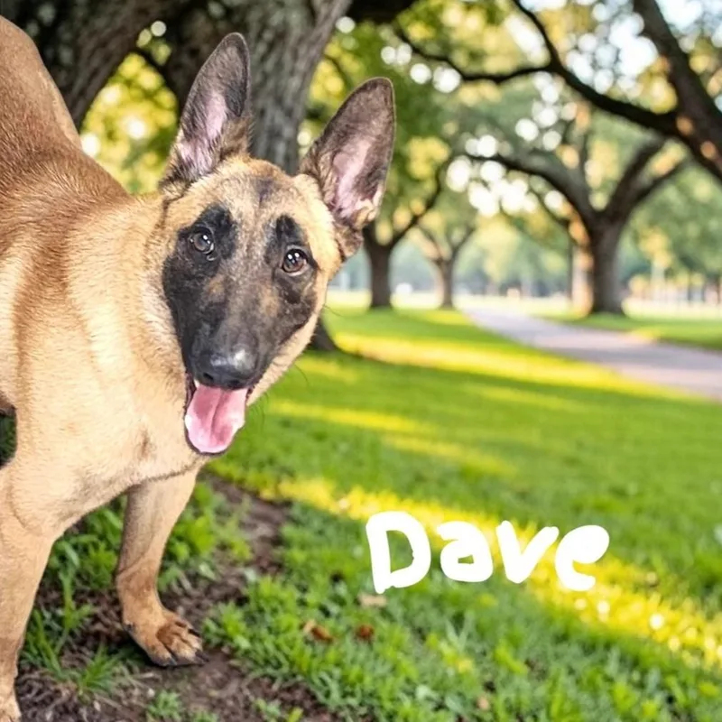 A young large-sized male Belgian Shepherd / Malinois dog named Dave for adoption in Toledo, OH