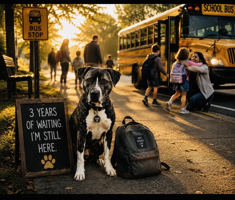 An adult medium-sized male American Staffordshire Terrier dog named Tiger for adoption in CUMMING, GA