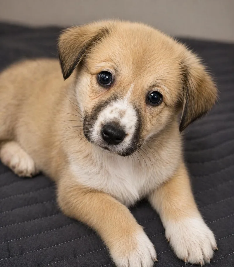 A baby large-sized female Yellow / Tan / Blond / Fawn Great Pyrenees dog named Dolly Parton for adoption in Kiowa, OK