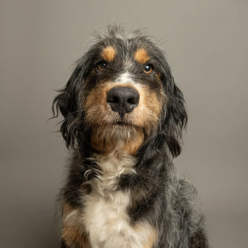A young medium-sized male German Wirehaired Pointer dog named Clyde for adoption in Richardson, TX