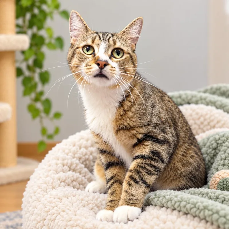 A young small-sized male Brown / Chocolate Domestic Short Hair cat named Caine for adoption in Hopkinton, MA