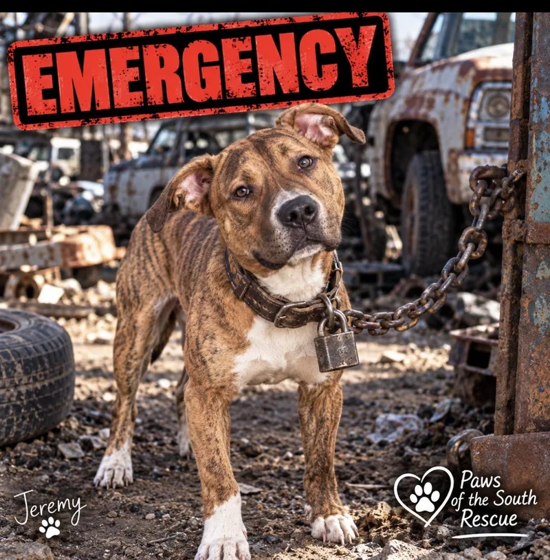 A young medium-sized male Red / Chestnut / Orange Boxer dog named Jeremy for adoption in CUMMING, GA