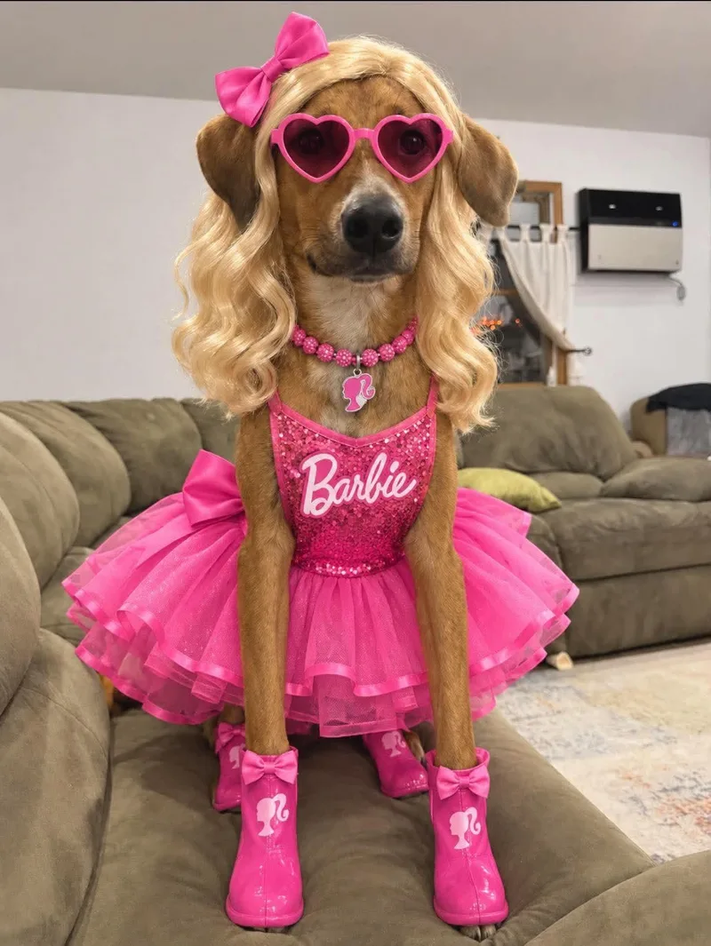 A young medium-sized female Redbone Coonhound dog named Barbie for adoption in Westwood, NJ