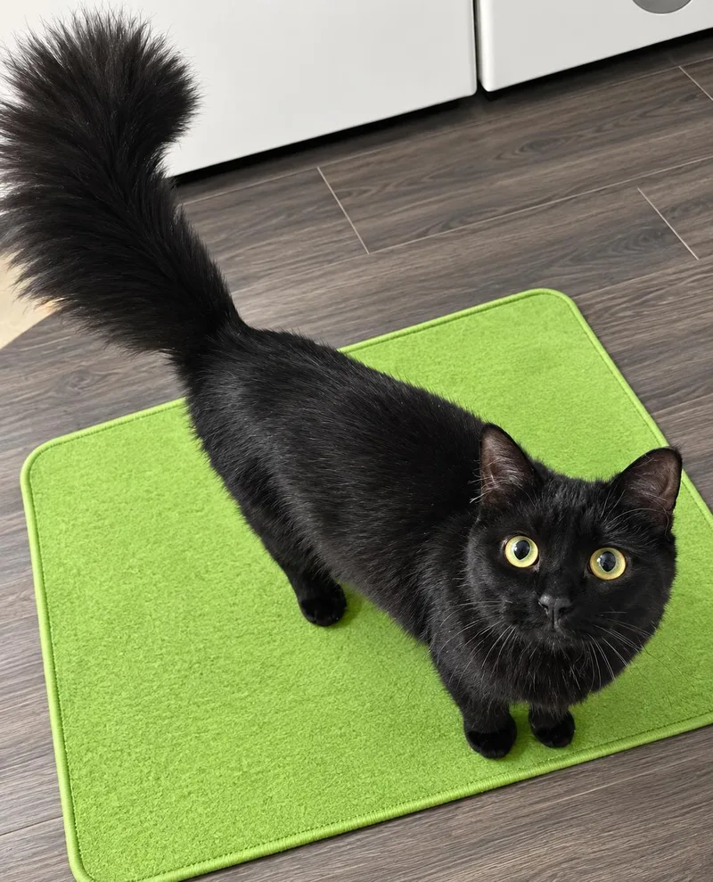 A young medium-sized male Domestic Medium Hair cat named Shadoe for adoption in Lakeland, FL