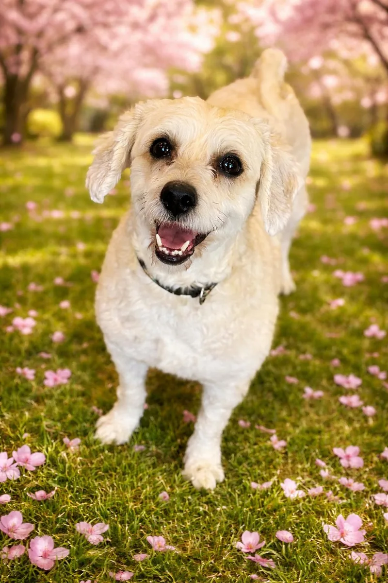 An adult medium-sized male Cockapoo dog named Bandit for adoption in Phoenix, AZ