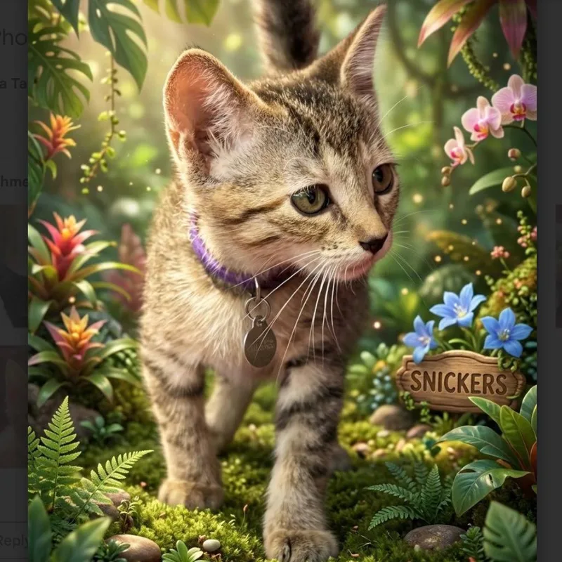A baby small-sized male Domestic Short Hair cat named Snickers for adoption in League City, TX