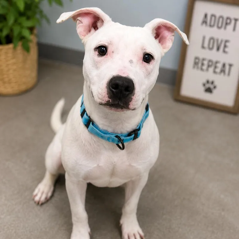 A young medium-sized female Mixed Breed dog named Jade Months Female for adoption in Sterling, MA